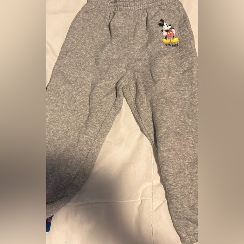 Disney Boys Gray Fleece Joggers rd NEW NWT